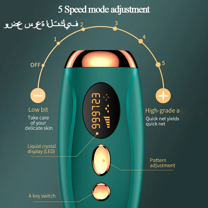 GlowDerm IPL Pro - Depilación Permanente en Casa